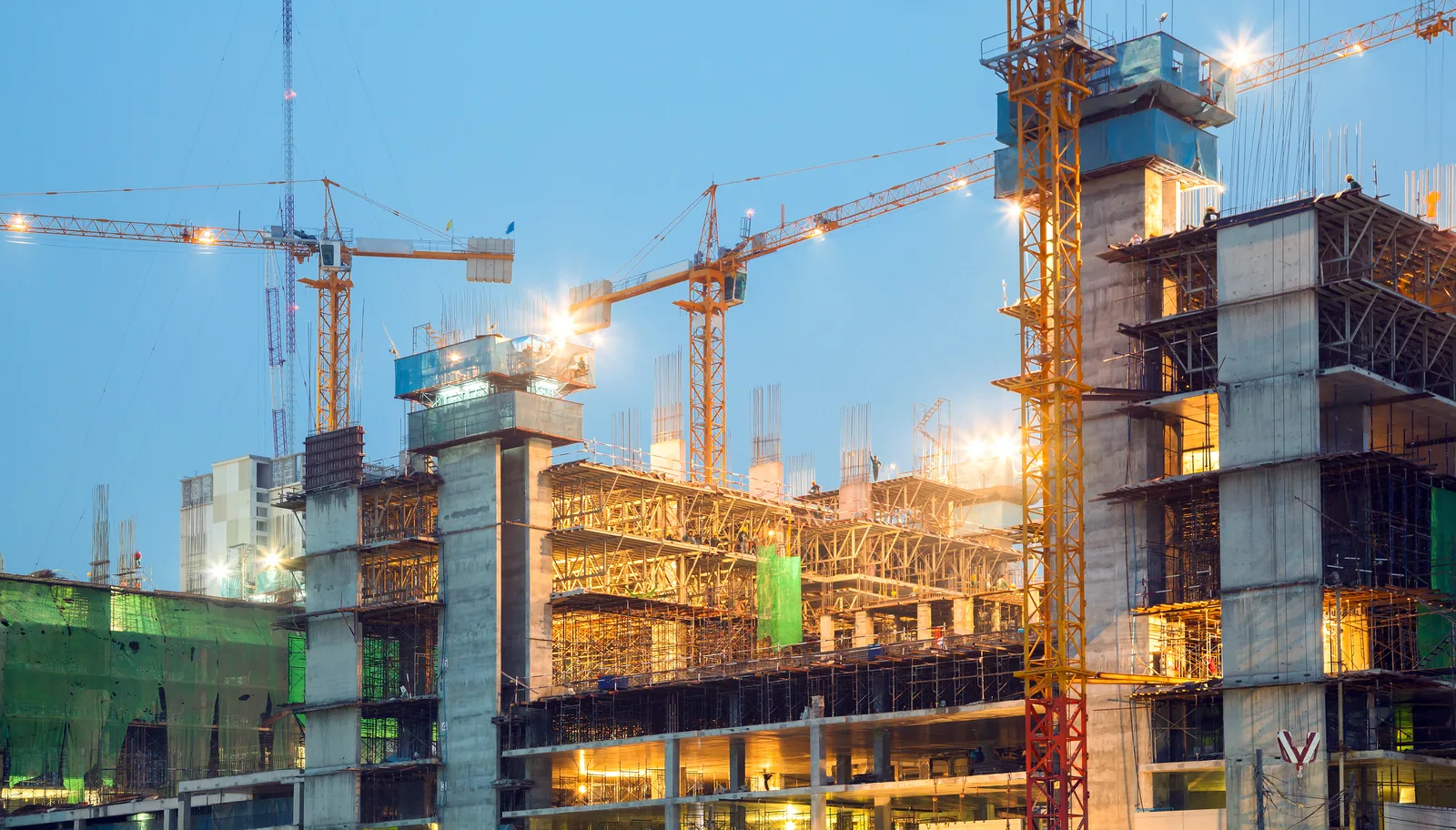 Obra civil en construcción